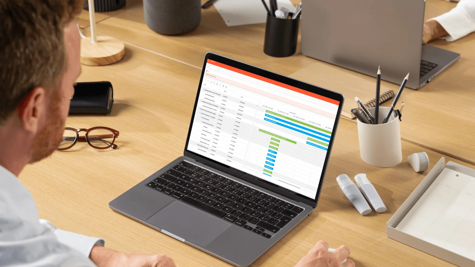 Gantt Chart ERP software Starcode ERP